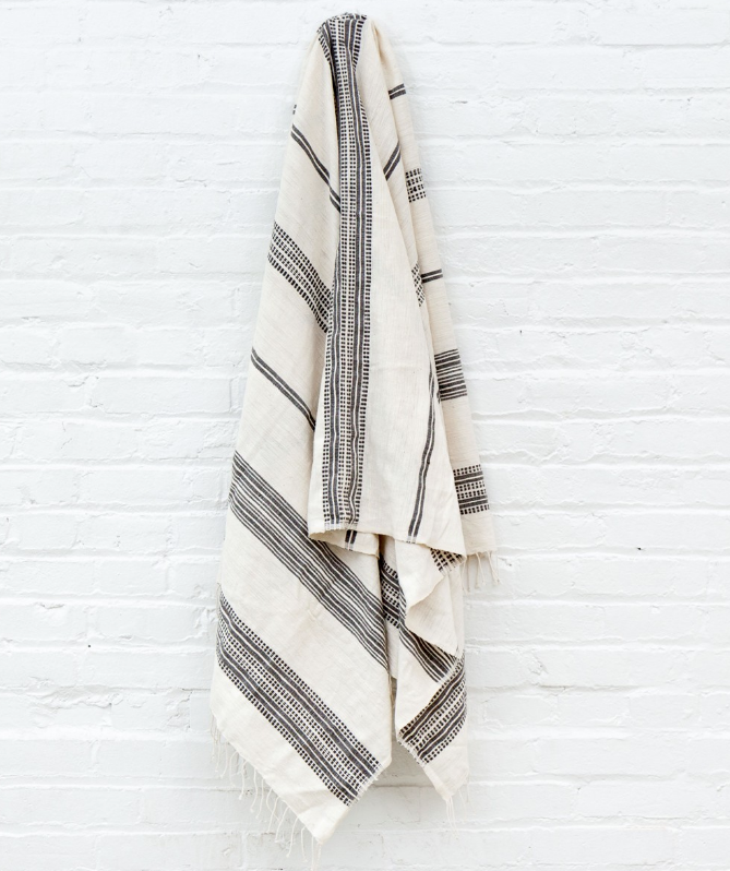 Ethiopian Cotton Bath Towels- Hand Woven (many colors)- Eco-Friendly, Fair Trade - Give Back Goods
