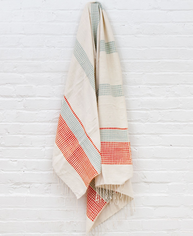 Ethiopian Cotton Bath Towels, Hand Woven, Fair Trade (pick your colors) Eco-Friendly - Give Back Goods