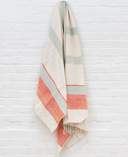 Ethiopian Cotton Bath Towels, Hand Woven, Fair Trade (pick your colors) Eco-Friendly - Give Back Goods