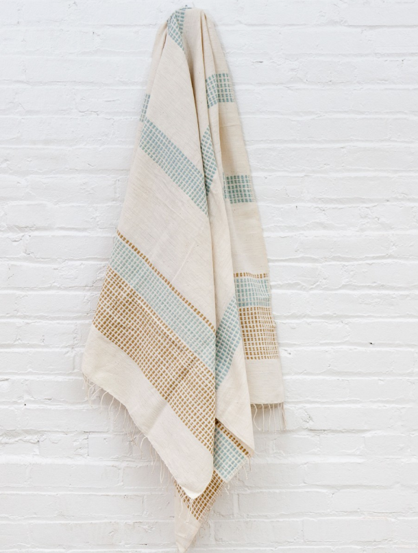 Ethiopian Cotton Bath Towels, Hand Woven, Fair Trade (pick your colors) Eco-Friendly - Give Back Goods