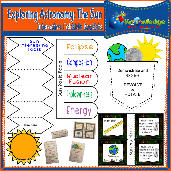Exploring Astronomy Interactive Foldable Booklets