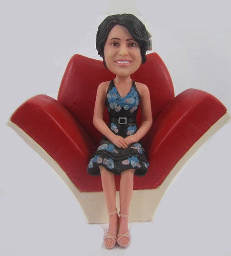 Female Dress Bobblehead #6 - National Bobblehead HOF Store