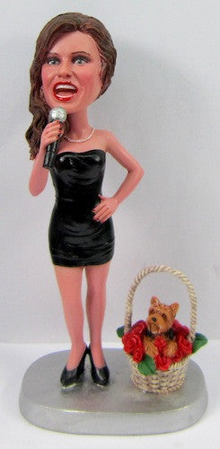 Female Singer Bobblehead #3 - National Bobblehead HOF Store