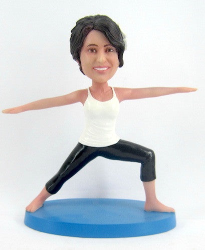 Female Yoga Bobblehead #2 - National Bobblehead HOF Store