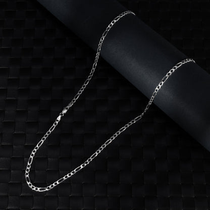 Figarokette 4mm breit aus 925 Silber - Taipan Schmuck
