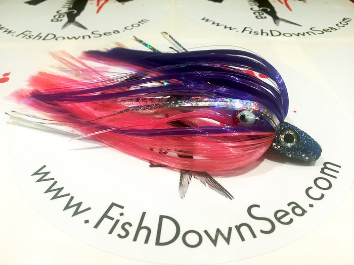 2oz - 7.5in Length / Purple and Pink