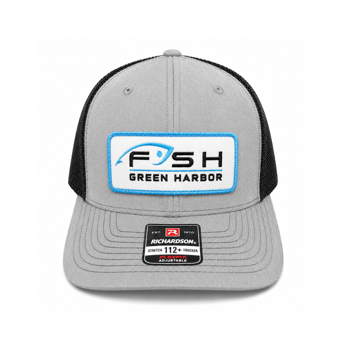 FISH Gear - FISH Green Harbor Patch Stretch Trucker Hat