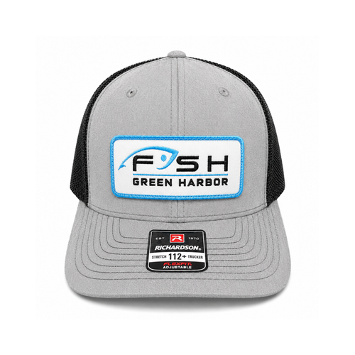 FISH Gear - FISH Green Harbor Patch Stretch Trucker Hat