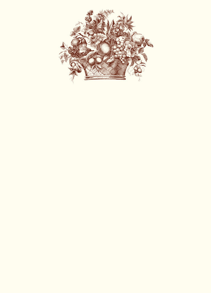 Floral Basket A6 Notes