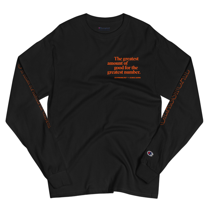 For The Greatest Number - Men's Champion Long Sleeve Shirt