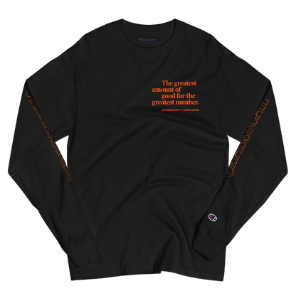 For The Greatest Number - Men's Champion Long Sleeve Shirt
