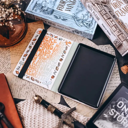 Fourth Wing Inspired: Books PaperWhite Kindle Case Accessories