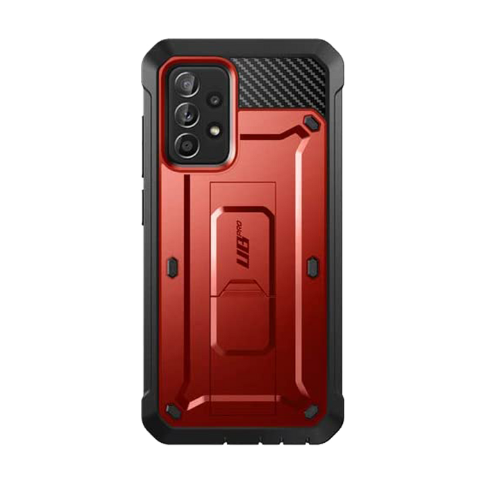 Galaxy A72 Unicorn Beetle Pro Rugged Holster Case-Metallic Red