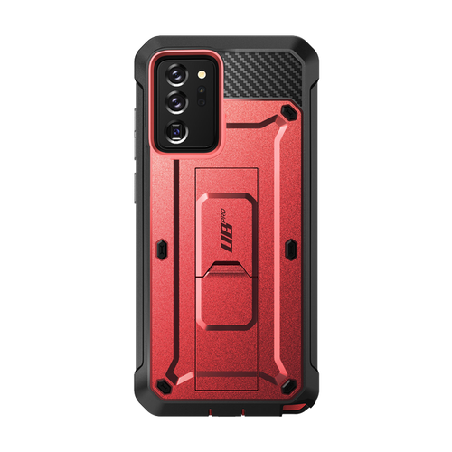 Galaxy Note20 Ultra Unicorn Beetle PRO Rugged Holster Case-Metallic Red