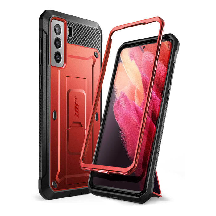 Galaxy S21 Plus Unicorn Beetle Pro Rugged Case-Metallic Red