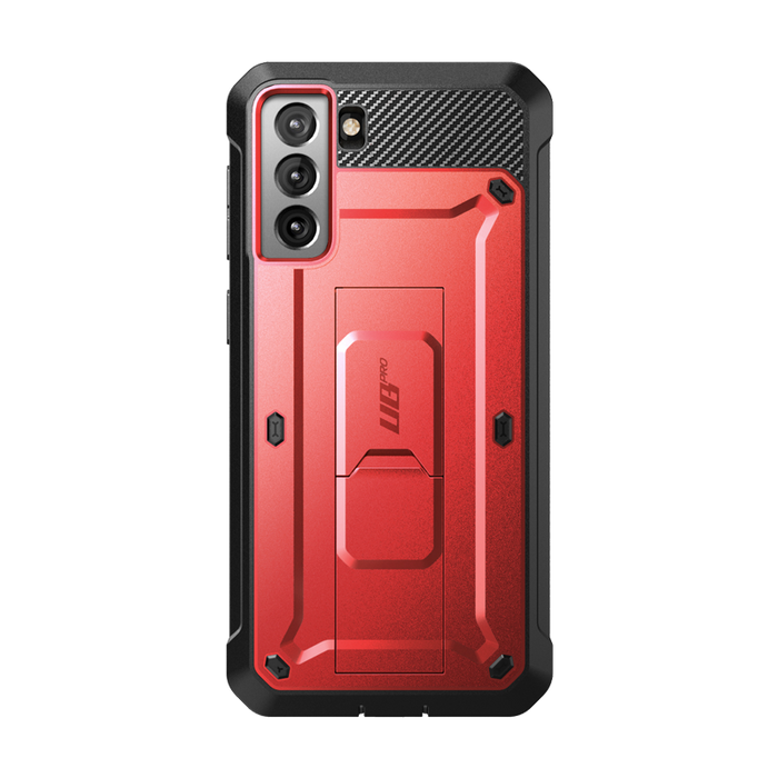 Galaxy S21 Unicorn Beetle Pro Rugged Case-Metallic Red