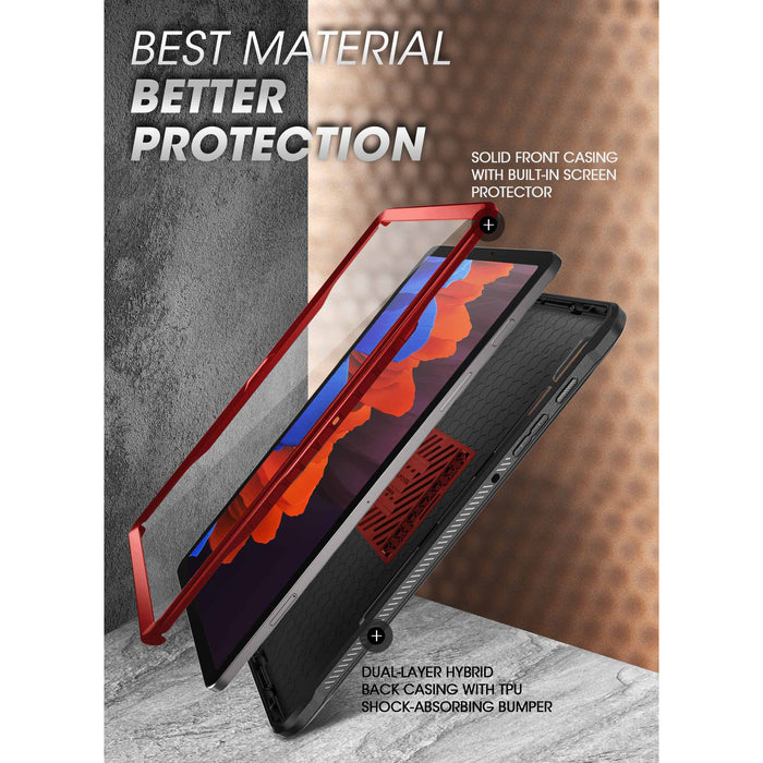Galaxy Tab S8 Ultra (2022) Unicorn Beetle Pro Rugged Case(open box)-Metallic Red