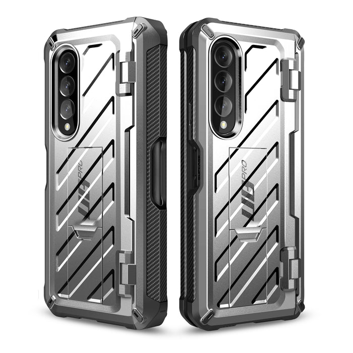 Galaxy Z Fold3 Unicorn Beetle PRO Rugged Case with S-Pen Holder(open box)-Silver
