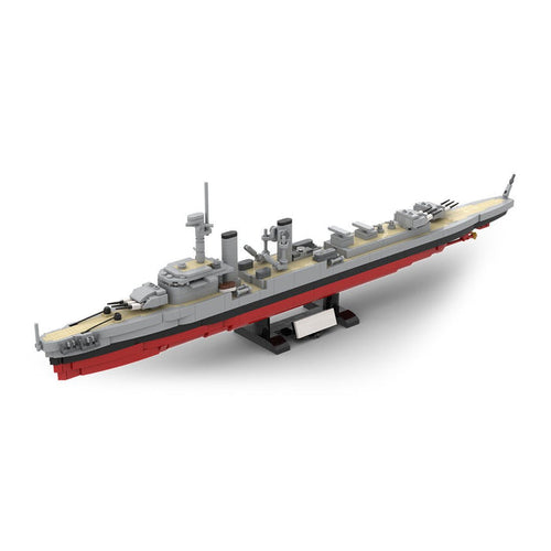 German 1930 Light Cruiser Köln - Scale 1:300 Klemmbausteine - LesDiyproduct_type##