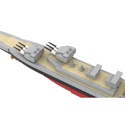 German 1930 Light Cruiser Köln - Scale 1:300 Klemmbausteine - LesDiy - Klemmbausteine