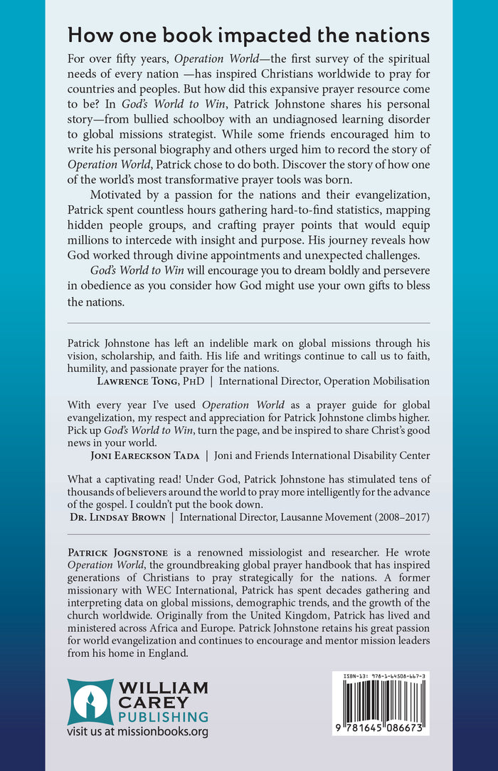 God's World to Win - MissionBooks.org