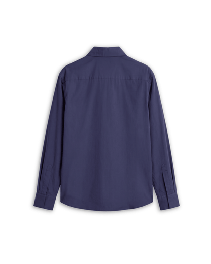 Naymish Giza Cotton Women Shirt — Gond Blue Tree — Blue - Naymish Designs