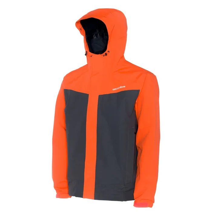 grundens-full-share-jacket-orange-grey-side