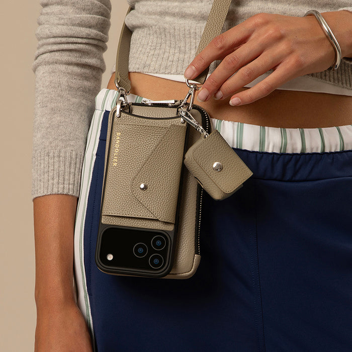 Hailey Greige Set - Greige/Silver
