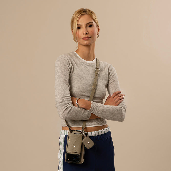 Hailey Greige Set - Greige/Silver