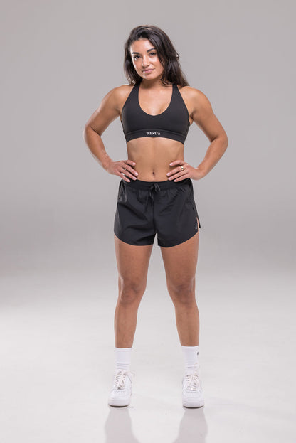 Halo Short Mid Rise - Black