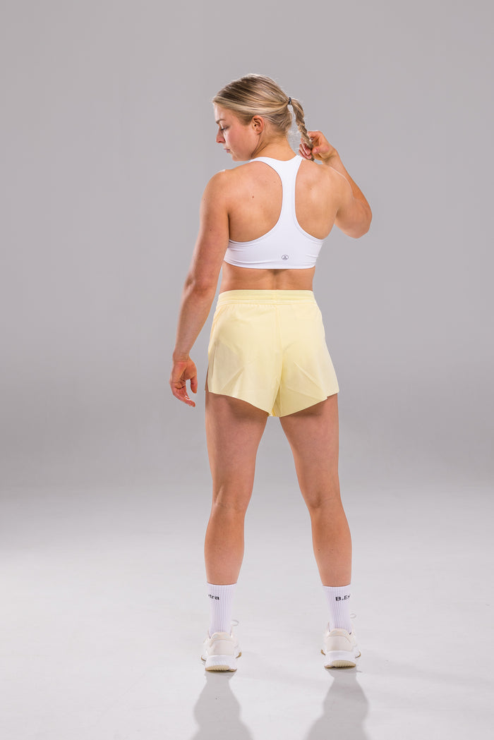 Halo Short Mid|High Rise  - Lemon Butter