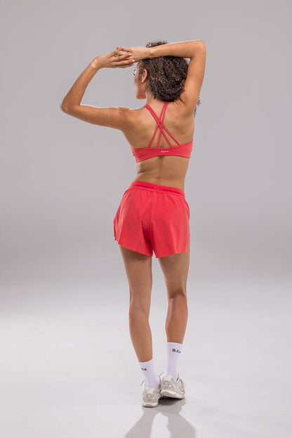 Halo Short Mid|High Rise  - Papaya