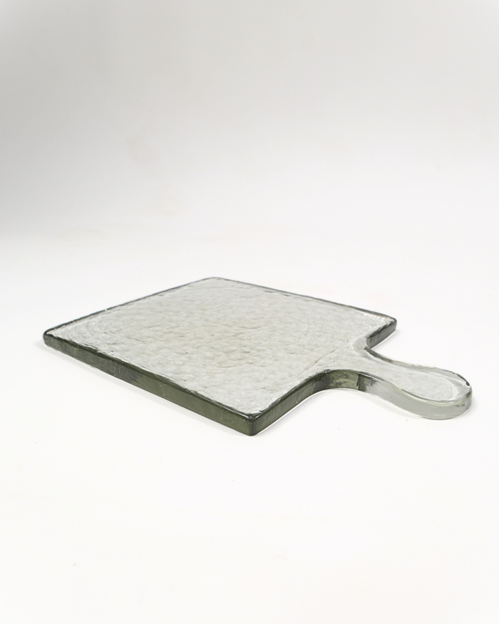 Hammered Glass Serving Boards, Fair Trade, India