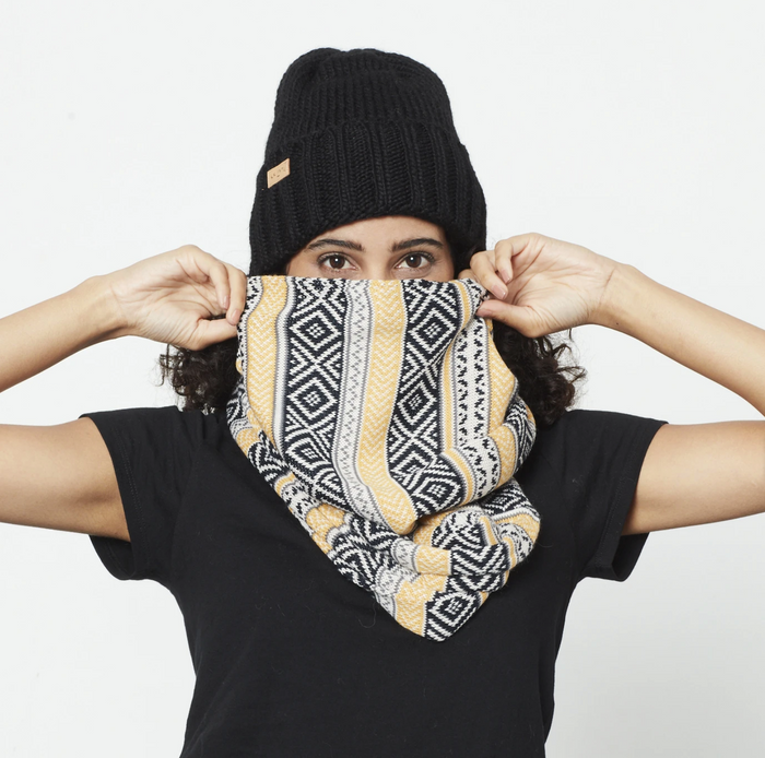 Hand Knit Infinity Scarf,  Fair Trade, Peru