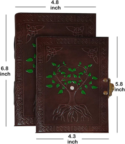 Leather refillable journal