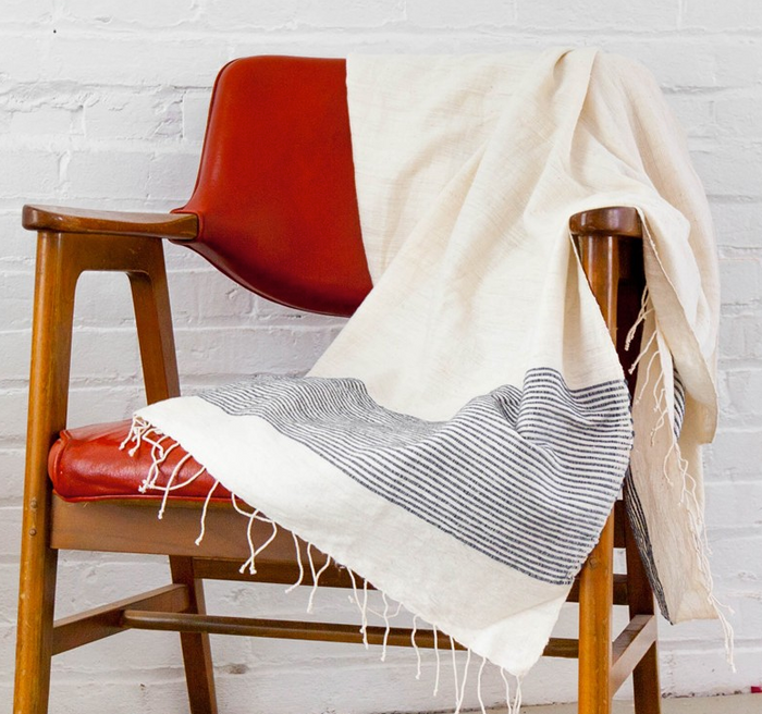 Hand Woven Ethiopian Cotton Bath Towels (various colors) - Eco-Friendly, Fair Trade - Give Back Goods