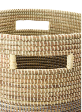 Handwoven Hamper Laundry Storage Basket in many colors, Fair Trade - Give Back Goods