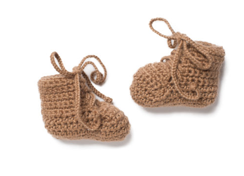 Handmade Crochet Baby Shoes- Fair Trade, Hand-signed - Give Back Goods