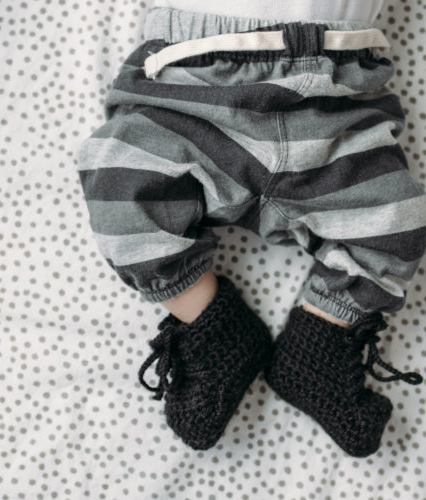 Handmade Crochet Baby Shoes- Fair Trade, Hand-signed - Give Back Goods