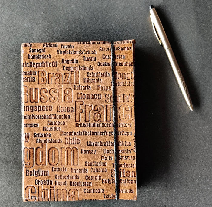 Handmade Full-Grain Leather Journal Diary Notebook