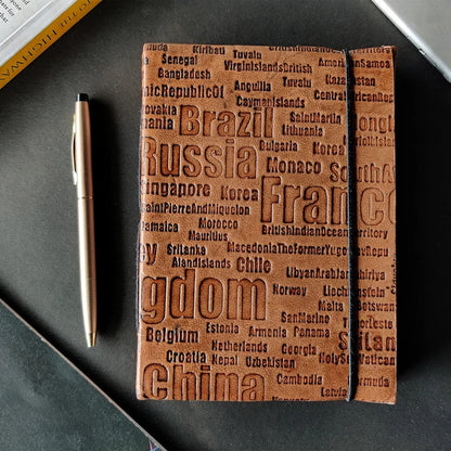 Handmade Full-Grain Leather Journal Diary Notebook