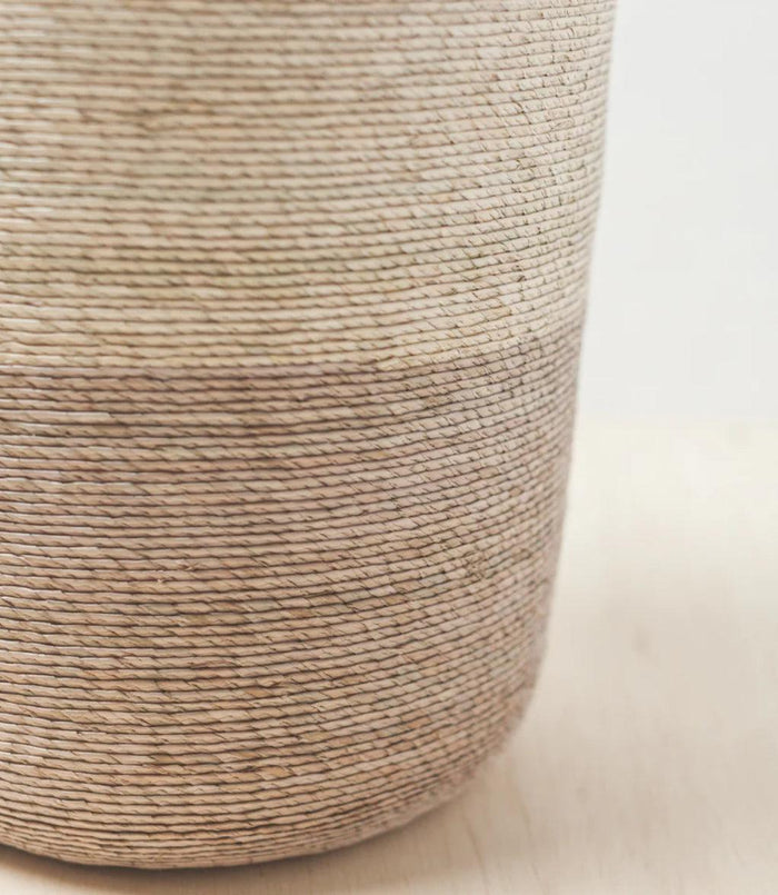 Hanging Hand Woven Palm Basket, Mexico, Fair Trade