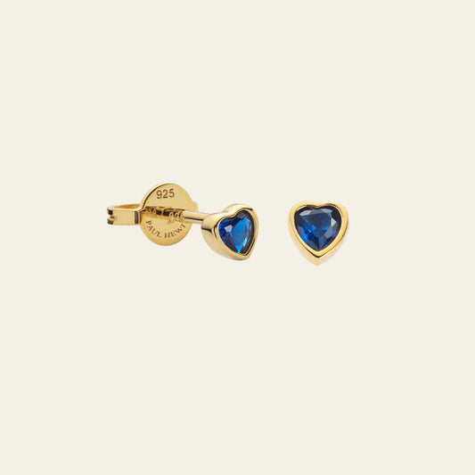 Heart of the Sea Mono Ohrring Gold