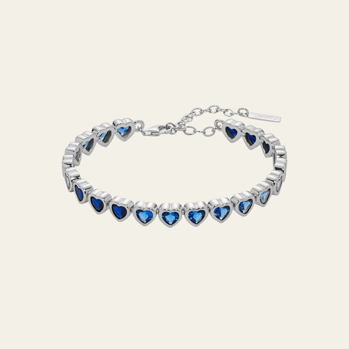 Heart of the Sea Rainbow Armkette Silber