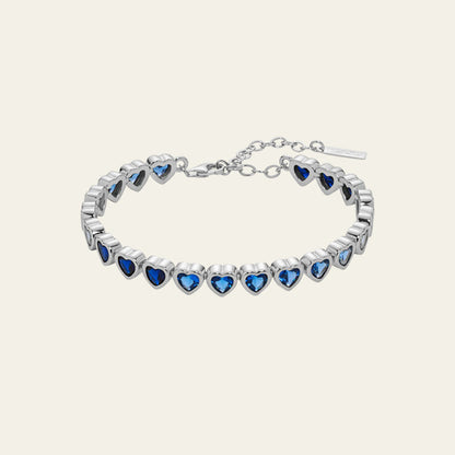 Heart of the Sea Rainbow Armkette Silber