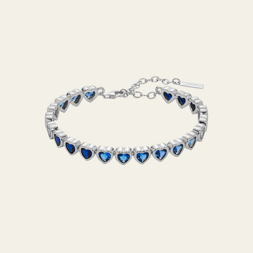 Heart of the Sea Rainbow Armkette Silber