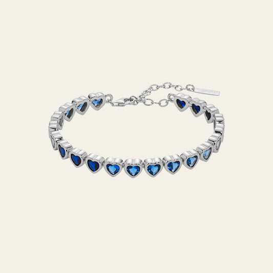 Heart of the Sea Rainbow Armkette Silber