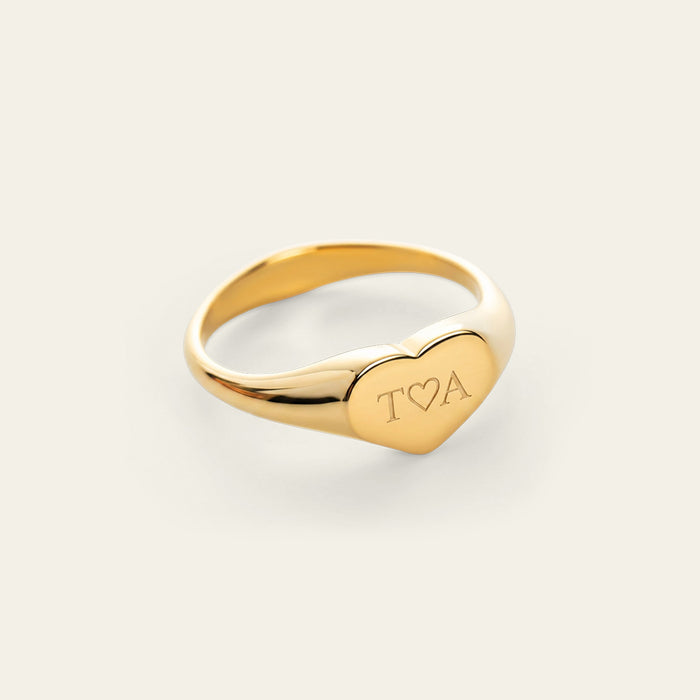 Heart Ring Gold