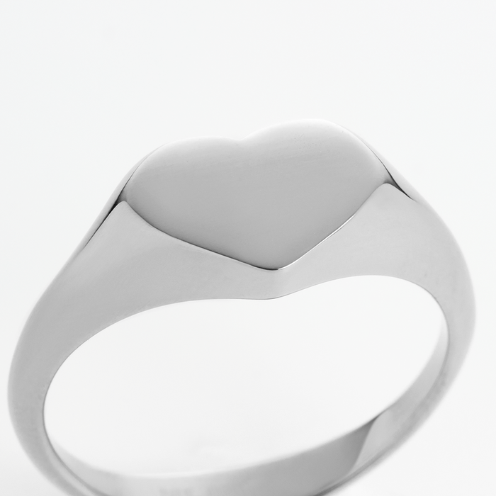 Heart Ring Silber