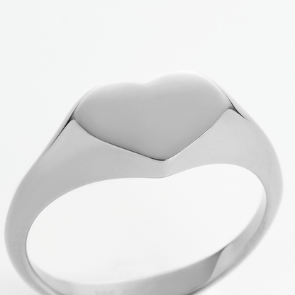 Heart Ring Silber